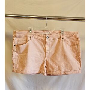 Universal Thread Light Pink Denim Jean Shorts Size 22W